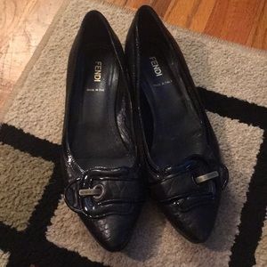 Fendi *authentic* black shoes. Size 38/8.